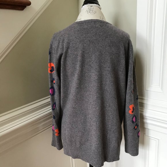 WYSE London 100% Cashmere Sweater 2 Medium V-Neck - Picture 11 of 12